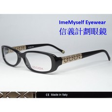ESCADA VES 121S 義大利製光學眼鏡 水鑽格紋設計 可配變色片