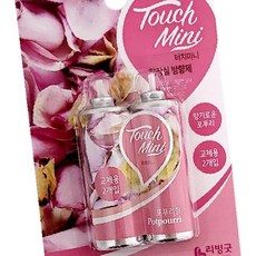 리빙굿 터치미니 화장실방향제 (포푸리향 리필2p)교체 MD2026-TRC001