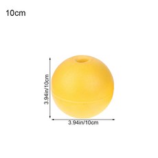 1개 원형 부표 깊은 바다 로프 플로트 게 덫 마커 그물 드리프트 폼 제트 스키 카약 앵커 라인 도크, [01] 10cm Yellow