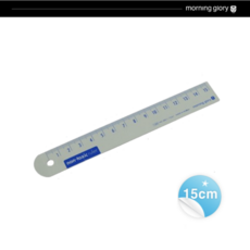 모닝글로리 스틸자 15cm, 1개, 그레이