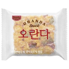 dorly 韓式沙琪瑪 蔓越莓 獨立包裝 酸甜鬆軟 美味點心, 20g, 1個