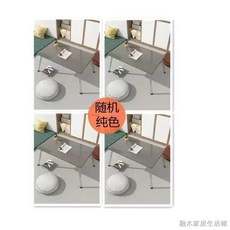 床上折疊桌 筆電桌 學生宿舍書桌 懶人臥室小桌子, 隨機色40*30鍍鋅小款