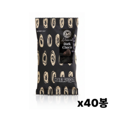 산과들에 다크초콜릿 아몬드, 20g, 40개