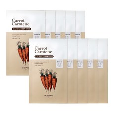 SKINFOOD 胡蘿蔔補水面膜, 10片, 1片