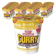 NISSIN 日清 清爽咖哩味杯麵 70g, 20入