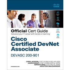(영문도서) Cisco Certified Devnet Associate Devasc 200-901 Official Cert Guide Hardcover, Cisco Press, English, 9780136642961