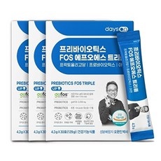 데이즈온 프리바이오틱스 에프오에스 트리플, 30정, 3개