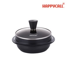 [해피콜] [본사직영] 소담 티타늄 IH 가마솥/뚝배기 16CM, 혼합색상, 1개