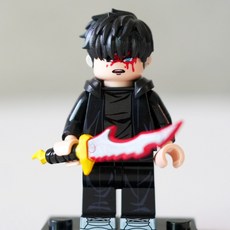 핸드브릭 팩토리 커스텀 미니브릭 피규어 나혼자만레벨업 나혼렙 호환 블록호환, 03. 나이트킬러 성진우, 1개