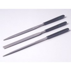 田宮 TAMIYA 模型工具 精密基本銼刀組 中目 3支入, 1個