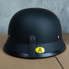 【櫥窗好物】台灣出貨 可開統編 德國摩托車頭盔男女四季通用安全帽電瓶電動車半盔夏季德式太子盔, 亮黑色,L【頭盔58-59】