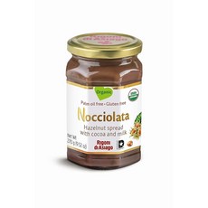 리고니 디 아시아고 노치올라타 헤이즐넛 스프레드 코코아 및 밀크 9.52온스 병, Cocoa & Milk, 9.52 Ounce (Pack of 1)