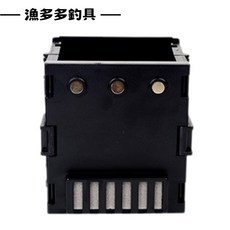 漁多多釣具 多多箱外掛式杯架 釣魚工具箱專用配件 水杯架 路亞鉗置物架 明邦工具箱適用, 1個, 外掛式折疊磁吸水杯架