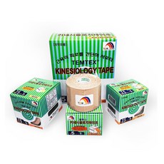 템텍스 키네시올로지 테이프 5cm x 5m 베이지, 1박스, 6개입