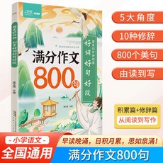 滿分作文800句 國小生作文素材積累寫作方法 暢玩週末輕鬆寫出好作文