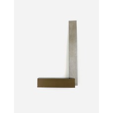 不銹鋼寬座角尺 90度直角測量工具 加厚L型無刻度木工西工靠尺, 1個