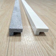 포스우드 (업체용) 국내제작 ㄱ자 재료분리대 12T 도어씰 1500X50X40, 1개, 1500mm 화이트