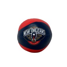롤링스 NBA Softee 농구공 10.2cm(4인치) 팀 색상 (뉴올리언스 펠리컨스), 롤링스 NBA Softee 농구공, 10.2cm(4인치