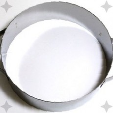 제과 제빵 케이크 무스 디저트 성형 도구 스테인리스 원형 고정 손잡이 베이킹, 1개