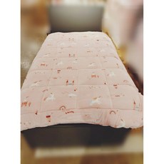 모던하우스 매지컬유니콘 플란넬 극세사차렵이불 150X210 핑크아이보리, 사진참조, 1개