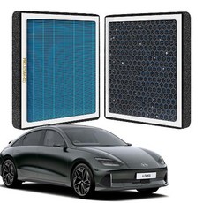 퓨어에어 아이오닉6 헤파 활성탄 듀얼 에어컨필터[호환], 1개, PRE-02