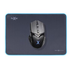 【Foxxray 狐鋒電競】FXR-SMP-008 灰夜獵狐 電競滑鼠組合包 (含鼠墊) 四色呼吸燈 7200DPI 6鍵可程式化, 黑色, FXR-SMP-008