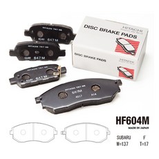 SUBARU速霸路 FORSTER 12-13 2.0L 前面日立陶瓷來令片 HF604M，提升制動性能，減少噪音粉塵, 1個