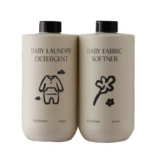 베베르엘 키즈 섬유유연제 대용량 1000ml 2개, 1L