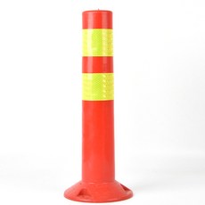 차선유도봉 차선규제봉 45cm, 연두색반사지, 1개