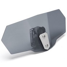 오토바이 보조스크린 평면 굴곡없는 윈드실드 전차종범용 바이크, 스모그, 1개