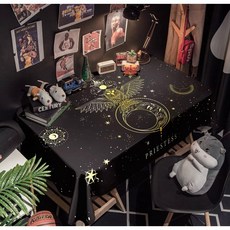 타로식탁보 타로스프레드천 매트 타로천 카드 러그 테이블 사각패브릭, 80x130-50x100정도의데스크탑에적합, 14