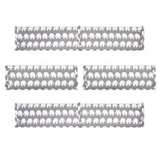 跨境新品嬰兒牀圍防碰撞牀護欄柔軟寶寶睡牀靠墊多款花色圖案, 1個, 灰色大象