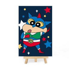 DIY 그림 그리기 짱구는못말려 액션가면 짱구 10x15, 단품, 단품