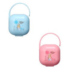 奇哥 比得兔 安撫奶嘴收納盒, 粉色, 1個