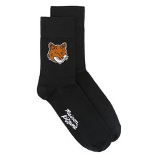 메종키츠네 폭스 장식 양말