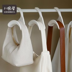 川島屋拱形包包掛勾：台灣現貨，領帶架、皮帶架、包包收納掛勾，多功能衣架掛鉤, 白, 1個