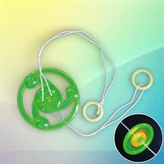 LED 씽씽 끈팽이 만들기 불빛 소리나는 회전 실팽이 줄팽이 DIY 과학놀이 (3개)