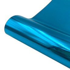 20X50CM 반짝이 메탈릭 홀로그램 필름 컷용 장식 스트라이프 열전달 모자 아이언 비닐 티셔츠, 7.8in x19in(20x50cm), Cyan