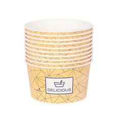 일회용 분식 종이그릇 650ml 10개입 1P 간식 오뎅용기gia5+3una