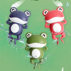 꿈꾸는비 개굴개굴 태엽개구리 아기목욕놀이장난감