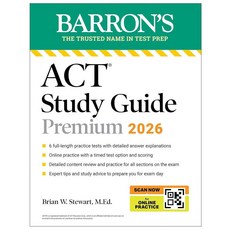 ACT Study Guide Premium 2026: 6 Practice Tests + Comprehensive Review + Online Practice for the N, ACT Study Guide Premium, 2026: