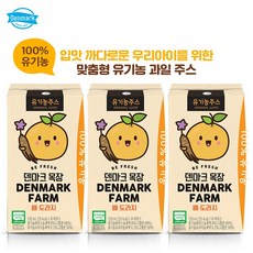 덴마크 유기농주스 배도라지 120mLx4팩/유아음료, 120ml