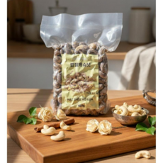 껍질캐슈넛 구운 캐슈넛 베트남캐슈넛 베트남특산품 450그램 HAT DIEU VO LUA 견과류, 1개, 450g