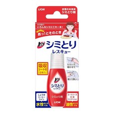 라이온 시미토리 레스큐 (휴대용 의류 얼룩 제거제) 흡수 시트 5매 포함, 1개, 17ml