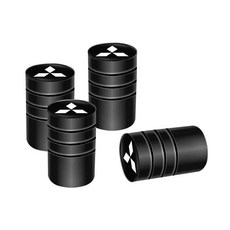 금속 자동차 휠 타이어 밸브 캡 스템 케이스 커버 이클립스 랜서 아웃랜더 콜트 스페이스 델리카, 1개