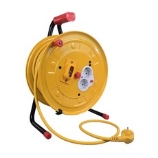 원스탑 4000W 고용량 누전차단형 전기릴선 작업 산업용 코드릴, 1개, 엘로우, 50m