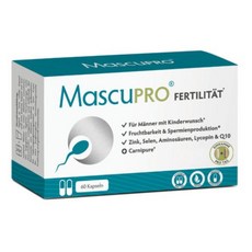 Germany MascuPRO 남성 정자 생성 영양제 60cap, 60정, 1세트