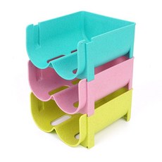 적층가능 2구병수납거치대 물병거치대 병정리홀더 57011PC 1(pc), 청록색, 1개