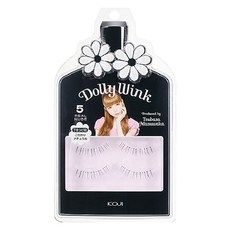 【CHL】Dolly Wink 日本假睫毛 5款 打造零接痕美睫效果 亞洲眼型 電眼妝容, 1個, 自然裸妝款 Real Nude