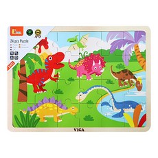 조은하나 원목퍼즐 24pcs 공룡 퍼즐
